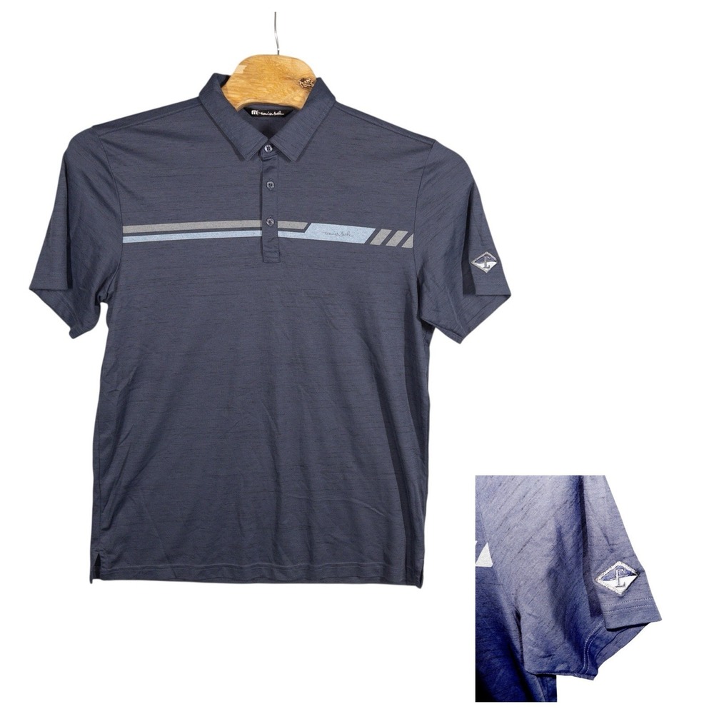 Travis Mathew Polo Mens XL Golf Office Preppy‎ Casual Performance Material